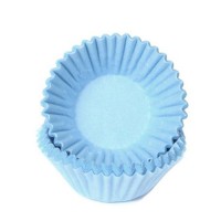 Schokoladen Baking Cups - Papierförmchen - Hellblau