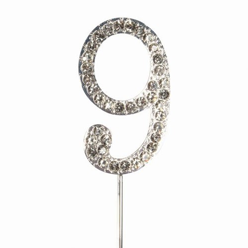 Cake Topper - Diamond - Number 9