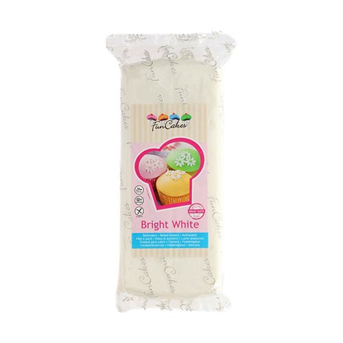 FunCakes Fondant Bright White 1,0kg