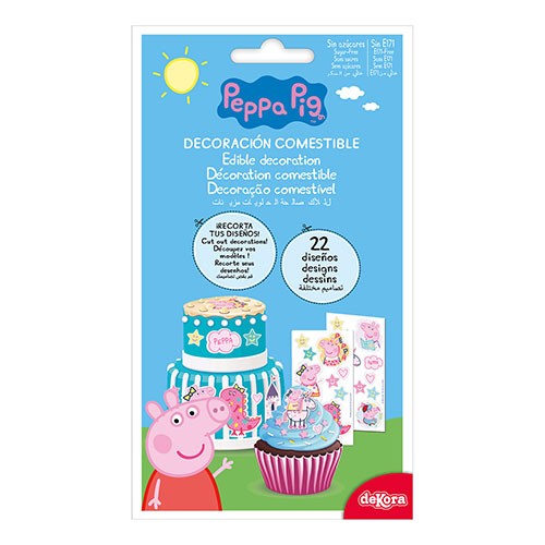 Cut Out Decoration - Peppa Pig - Edible Decoration