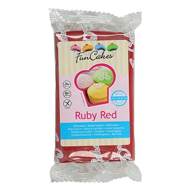 FunCakes Fondant Ruby Red