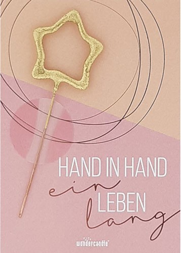 Mini Gift Card - Hand in Hand Herzallerliebst