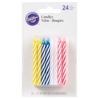 Wilton-Geburtstagkerzen-Set-24-Stueck-mit-Halter