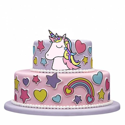 TortenBild-Druckerei Kuchen Tattoo Einhorn