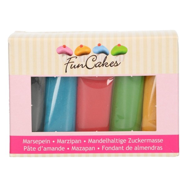 FunCakes-Marzipan-Multipack-Basic-Colours-500g