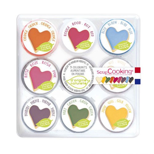 ScrapCooking Naturpulver Lebensmittelfarben Set