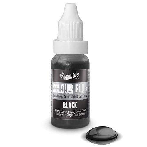 RD Colour Flo - Airbrush Colour - Black - 16ml