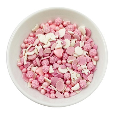 Zuckerstreuselmischung - Baby Girl - 60g 