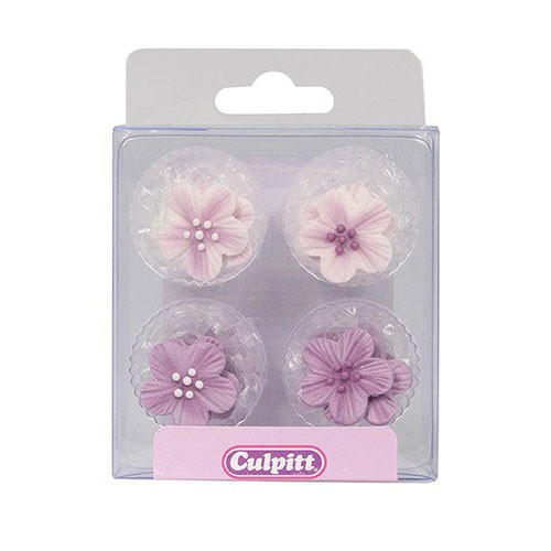 Culpitt Zuckerdekoration Blumen - Lila