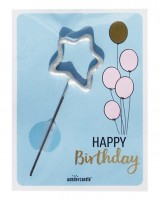 Wondercandle mini Glückwunschkarte mit Wunderkerze