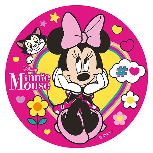 Minnie Maus Oblatenaufleger aus Waferpaper / Oblatenpapier 20cm
