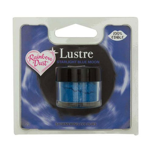 RD - Edible Lustre Glanzpuderfarbe - Starlight Blue Moon 