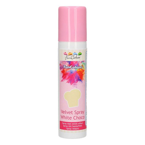 FunCakes FunColours Velvet Spray - White Choco