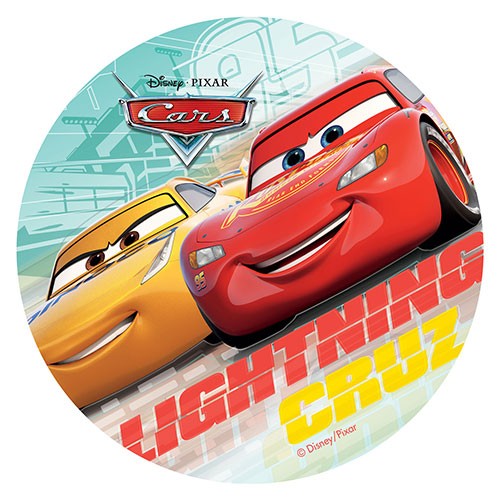 Cars 3 - Oblatenaufleger Lightning Cruz