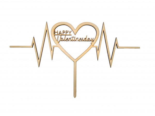 CakeTopper - Happy Valentinesday