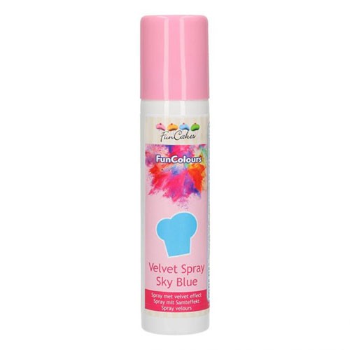 FunCakes FunColours Velvet Spray - Sky Blue