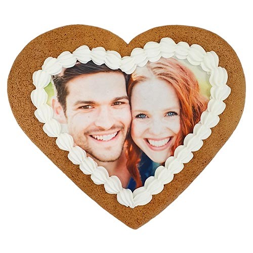 Foto-Lebkuchenherz midi
