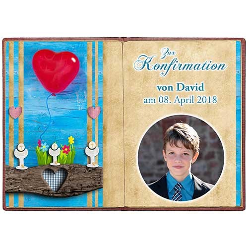 Tortenbild Kommunion / Konfirmation Buchbild 5
