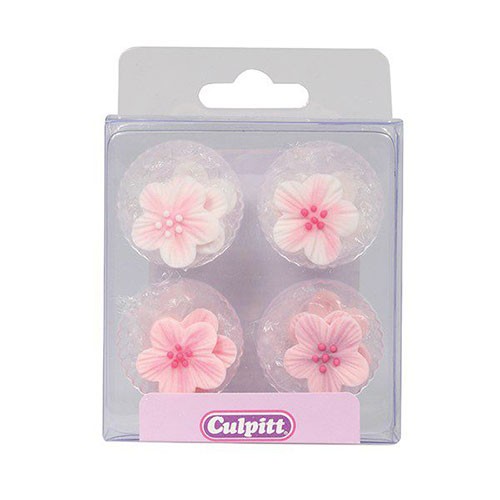 Culpitt Zuckerdekoration Blumen - Pink