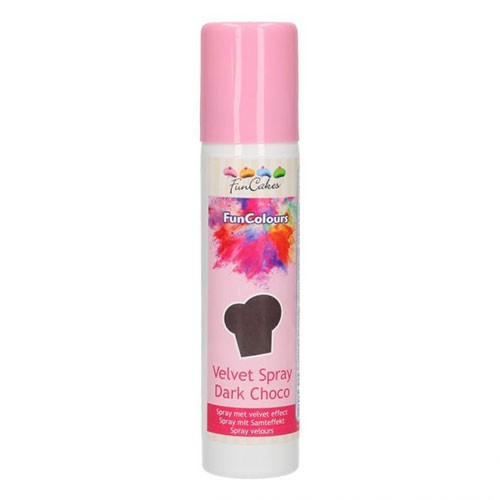 FunCakes FunColours Velvet Spray -Dark Choco- 100ml