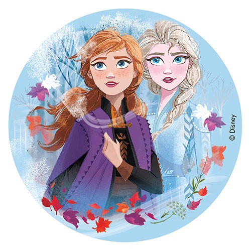 Tortenaufleger von Frozen 2 mit Elsa und Anna