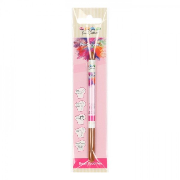 FunCakes Edible FunColours Brush Food Pen - Brown