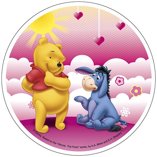 Tortenaufleger Winnie Pooh mit I-Aah aus Waferpaper