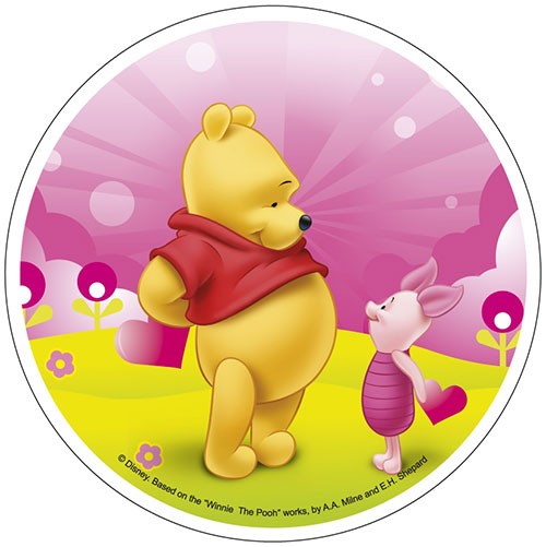Tortenaufleger Winnie Pooh mit Ferkel aus Waferpaper