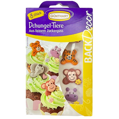 Zucker-Set - Dschungel-Tiere