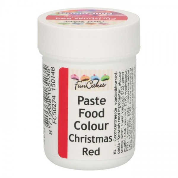 FunCakes-FunColours-Pastenfarbe-Weihnachtsrot