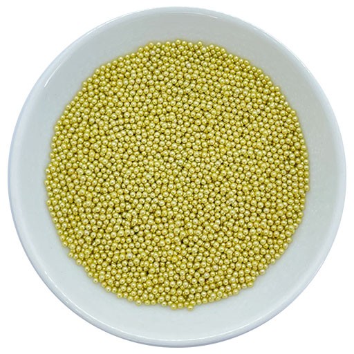 Streudeko Zuckerperlen Nonpareille - Gold - 50g