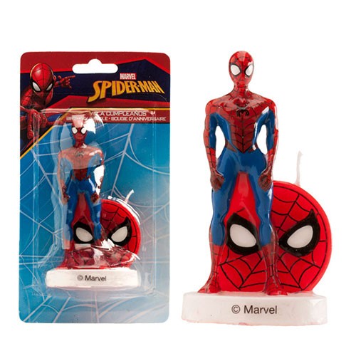 3D Geburtstagskerze - Spiderman