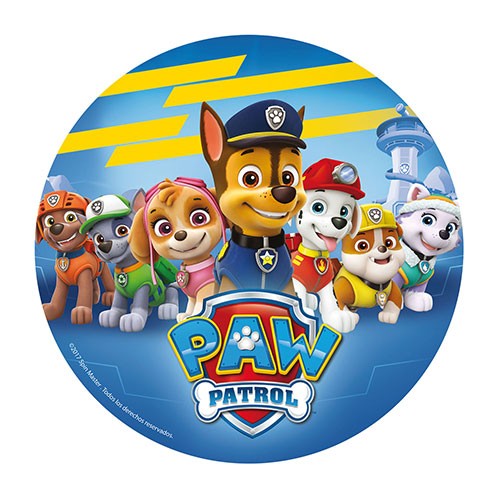 Oblatenauflger-Waferpaper-Paw-Patrol-Helfer-auf-vier-Pfoten-20cm