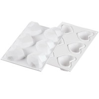 Silikomart Mould Amore Origami Geometrisches Herz mini