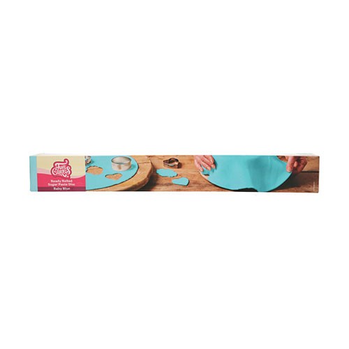 FunCakes Ausgerollte Fondantdecke Blau - Baby Blue