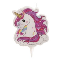 Magische-Einhorn-Kerze-Candle-Pink