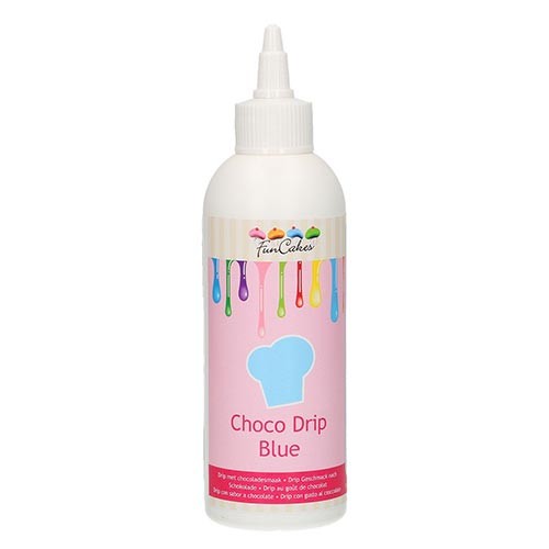 FunCakes Schoko Drip - Blau - 180g 